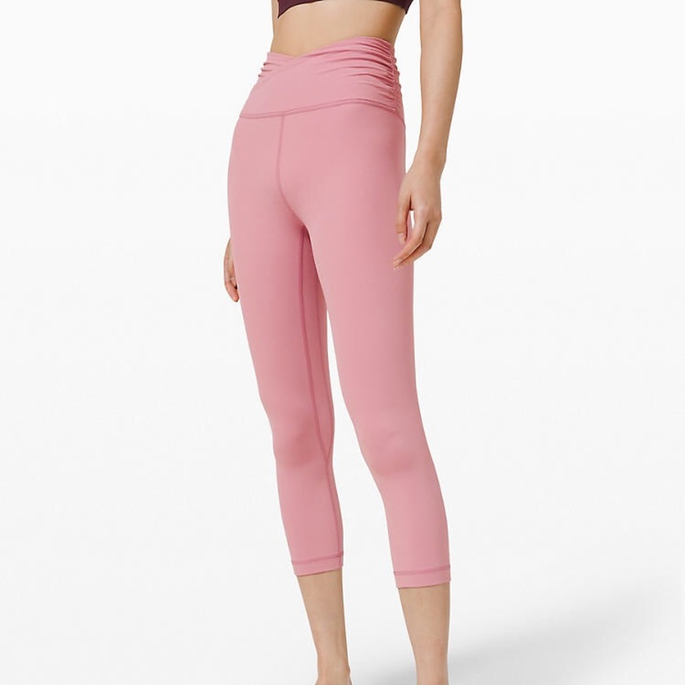 Lululemon Align HR Crop 21”, Cross Waist